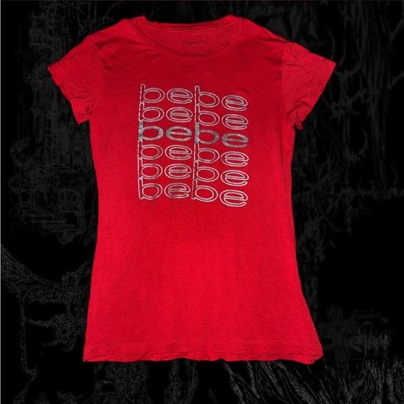 red bebe tee ⋆。‧˚ʚ🍓ɞ˚‧。⋆ - Picture 1 of 3